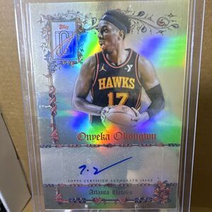 2025-26 Topps Signature Class Manuscripts Auto Onyeka Okongwu Hawks MS-OO